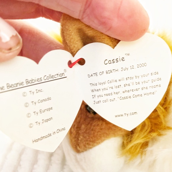 ❤️2/$20❤️ TY Beanie Baby “Cassie” - Picture 6 of 8